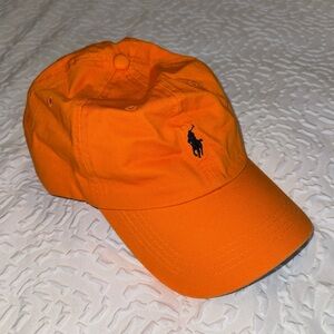 Bright Orange Polo Baseball Hat